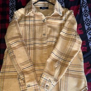 Blue B Flannel Jacket Small